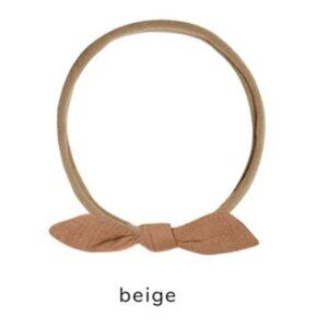 NEW Quincy Mae Little Knot Headband - Cinnamon, Beige - OS